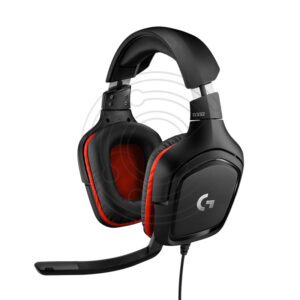 audifonos headset gamer gaming logitech g332 negro con rojo microfono