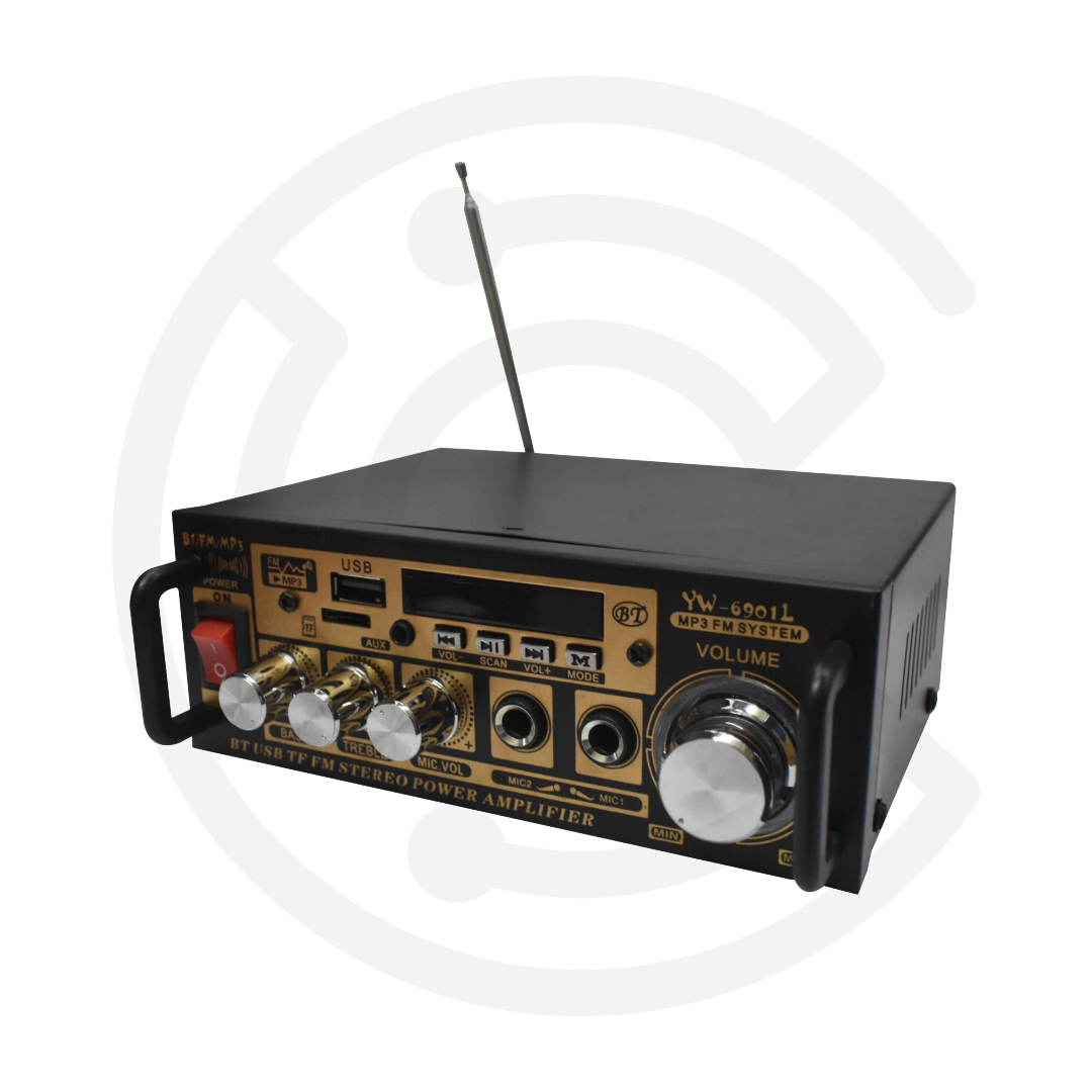 Pyle amplificatore portatile con un mixer completo mini 2x40W stereo RCA 3.5 mm