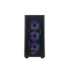 CASE COOLER MASTER/MID TOWER ELITE 502 ATX 3X120MM ARGB FANS X1 USB TYPE A X1 USB TYPE C BLACK