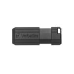 FLASHMEMORY VERBATIM 128GB PINSTRIPE NEGRO USB 2.0